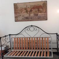 struttura in ferro divano letto vintage