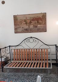 struttura in ferro divano letto vintage