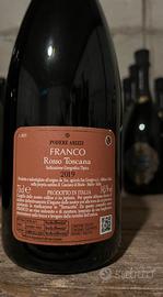 Bottiglia vino rosso