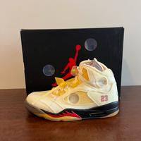 Nike Air Jordan 5 x Off White Sail