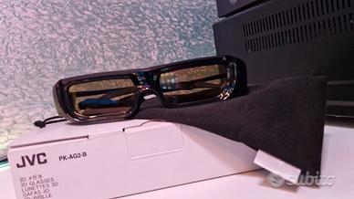 OCCHIALI 3D JVC PK-AG2 +JVC PK-EM1-BG