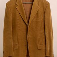 Giacca vintage in velluto a coste cammello