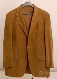 Giacca vintage in velluto a coste cammello