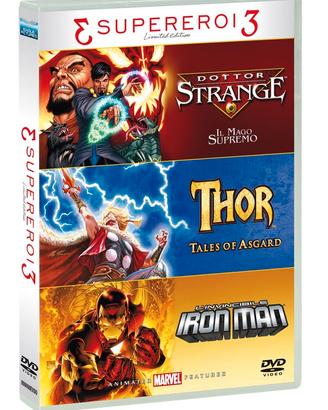 Supereroi Marvel Doctor Strange Thor Iron Man 3DVD