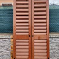 Persiane in alluminio tinta legno 