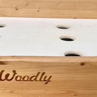 WOODLY Lettino Montessori Impilabile BIG+materasso