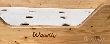 WOODLY Lettino Montessori Impilabile BIG+materasso