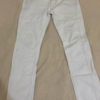 Jeans bianchi cotton e silk