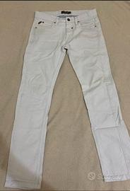 Jeans bianchi cotton e silk