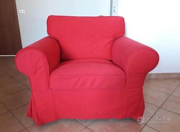 Poltrona Ektorp Ikea Rossa