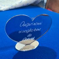 oggetto idea regalino a forma di cuore per nonni 