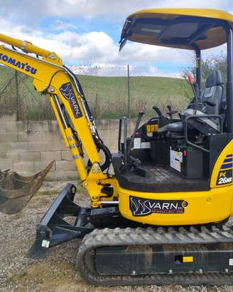Mini escavatore Komatsu PC 26 MR5 esente iva