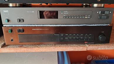 amplificatore e tuner vintage 