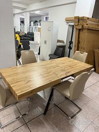 Tavolo belinda rettangolare rovere 160x90/240x90