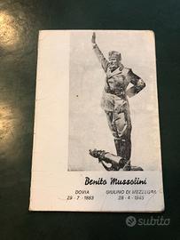 SANTINO MUSSOLINI DUCE PREDAPPIO 1957
