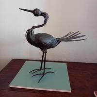 Scultura ferro battuto Salvino Marsura