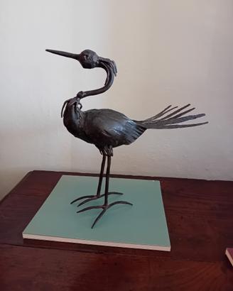Scultura ferro battuto Salvino Marsura