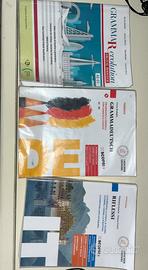 Tre libri scolastici – Inglese, Tedesco, Antologia