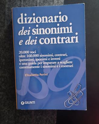 DIZIONARIO  SINONIMI  e  CONTRARI 