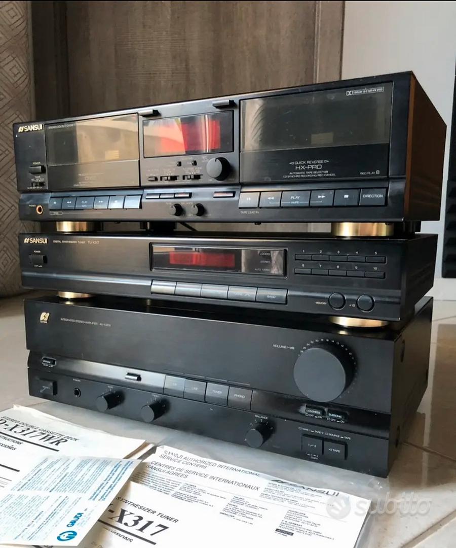 SANSUI amplificatore-tuner-piastra cassette - Audio/Video In vendita a  Salerno