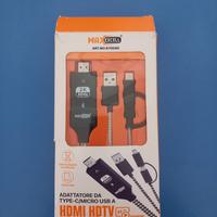 Adattatore HDMI HDTV da Type-C/Micro USB