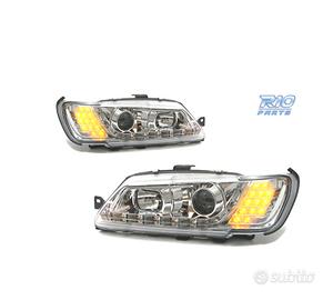 FARI PEUGEOT 306 93-97 LUCE DIURNA A LED FONDO CRO