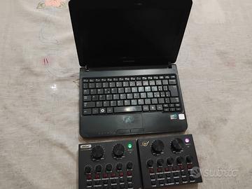 schede audio V8 + portalile pc