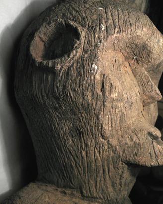 Statua funeraria Bongo Sudan arte tribale africana