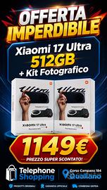 Xiaomi 17 ultra 512 GB italia + kit fotografico.