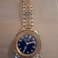 Orologio Berios quadrante blu inclinato raro unico