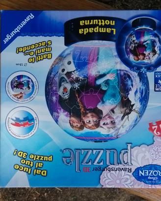 Lampada notturna Puzzle Frozen