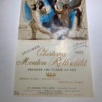 Etichetta Mouton Rothschild 1973 PICASSO