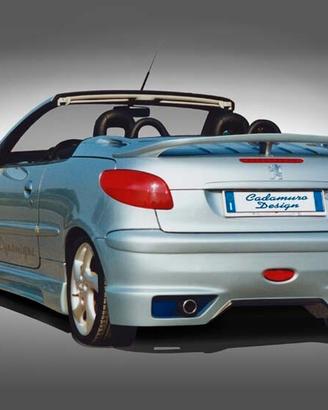Paraurti tuning posteriore PEUGEOT 206