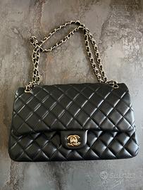 Borsa nera trapuntata CC