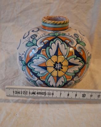 Vaso a boccia Deruta