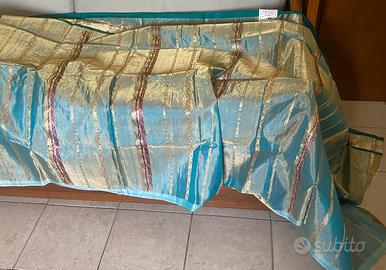 Sari indiano seta Kanchipuram con zari dorato