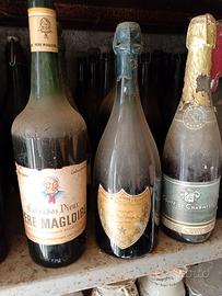 BOTTIGLIE  DI VINO E LIQUORI ANNI 60-70-80