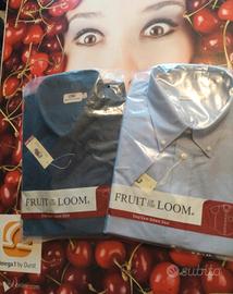 2 Camicie uomo manica corta fruit of the loom XXL