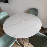 Tavolo Deghi effetto marmo