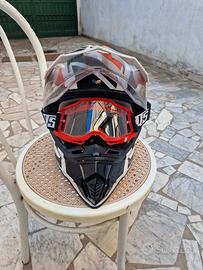 casco Kona M con maschera e quick strap