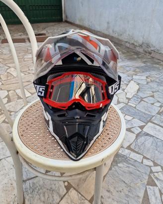 casco Kona M con maschera e quick strap
