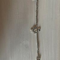 Bracialetto con chiusura a T in ARGENTO