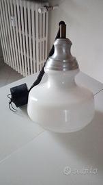 Lampadario vintage anni '70 a saliscendi da cucina