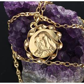 CAENINA MARINA E MADONNINA IN ORO 18 KT