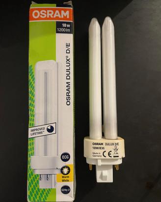 Osram Dulux D/E 18W 830 | Luce Calda - 2-Pin