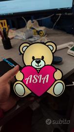 Lampada orsetto personalizzata