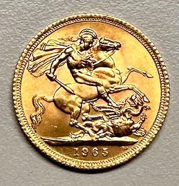 Sterlina Oro anno 1965 Collezionismo In vendita a Forlì-Cesena