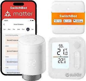 SwitchBot Termostato Smart per Termosifone con Hub