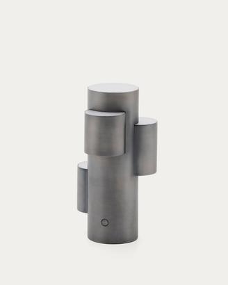 Lampada grigio scuro a LED - contemporanea