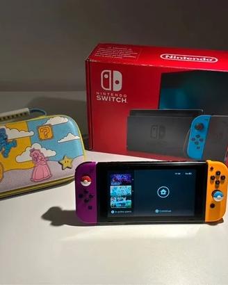 Nintendo Switch V1+ Joy-Con Pokémon + Scatola e